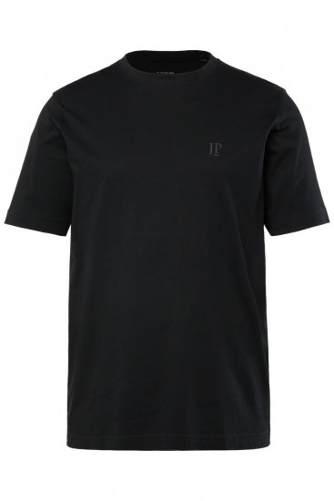 JP1880 702637 Kerek nyakú póló 2 darab Sötétlila/Fekete - Pólók - Nagyméretű pólók - 2XL-14XL