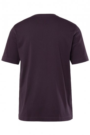 JP1880 702637 Kerek nyakú póló 2 darab Sötétlila/Fekete - Pólók - Nagyméretű pólók - 2XL-14XL