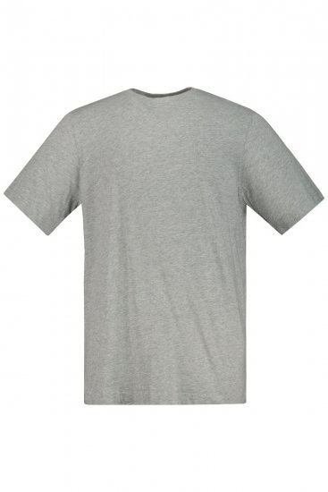 JP1880 702637 Kerek nyakú póló 2 darab Szürke melírozott - Pólók - Nagyméretű pólók - 2XL-14XL