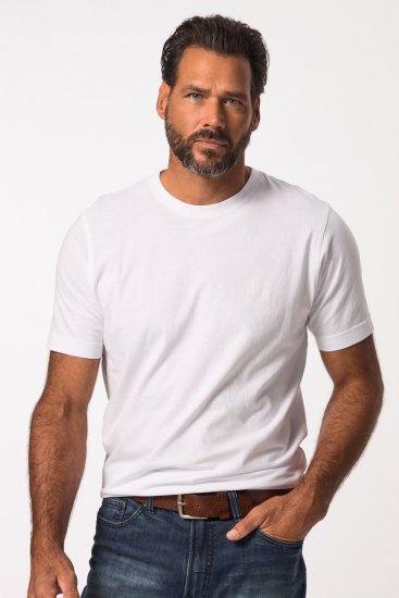 JP1880 702637 Kerek nyakú póló 2 darab Fehér - Pólók - Nagyméretű pólók - 2XL-14XL
