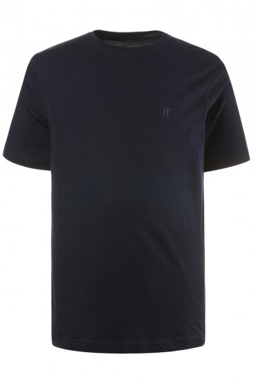 JP1880 702637 Kerek nyakú póló 2 darab Sötétkék - Pólók - Nagyméretű pólók - 2XL-14XL