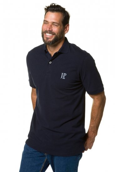 JP1880 704317 Galléros póló 2 darab Fekete/Sötétkék - Pólóingek - Galléros Pólók 2XL-8XL - Pólóingek 2XL-8XL