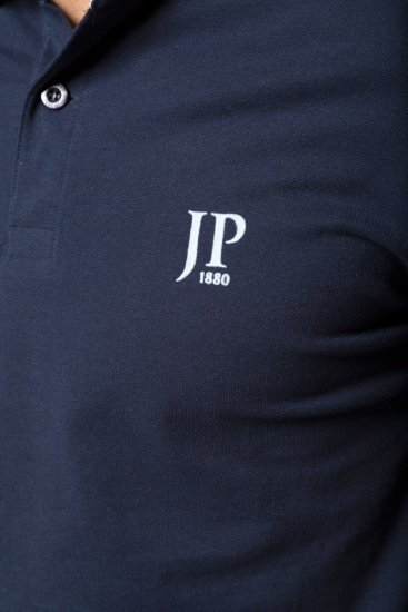 JP1880 704317 Galléros póló 2 darab Fekete/Sötétkék - Pólóingek - Galléros Pólók 2XL-8XL - Pólóingek 2XL-8XL