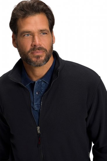 JP1880 705552 Polár dzseki állógallérral Fekete - Sportruházat - Nagyméretű Sportruházat 2XL-10XL