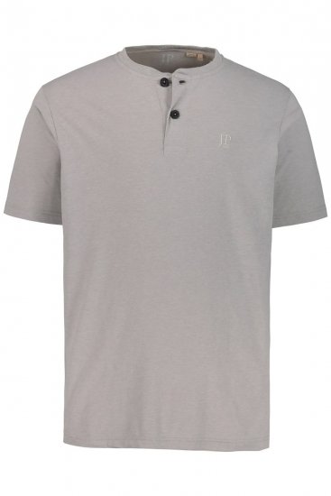 JP1880 708420 Henley póló 2 darab Szürke melírozott - Pólók - Nagyméretű pólók - 2XL-14XL