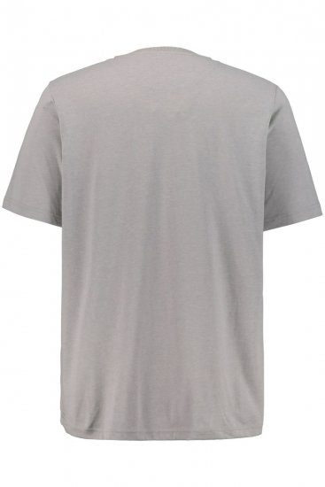 JP1880 708420 Henley póló 2 darab Szürke melírozott - Pólók - Nagyméretű pólók - 2XL-14XL