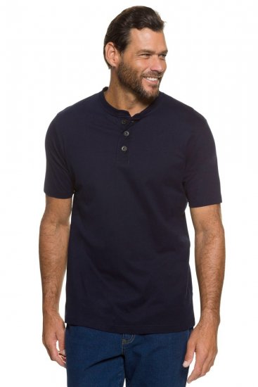 JP1880 708420 Henley póló 2 darab Sötétkék - Pólók - Nagyméretű pólók - 2XL-14XL