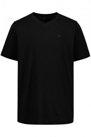 JP1880 711318 V-nyakú póló 2 darab Fekete - Pólók - Nagyméretű pólók - 2XL-14XL
