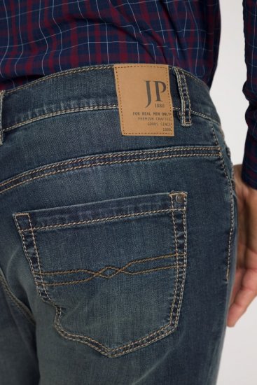 JP1880 Jeans Straight Fit Super Stretch Denim Used Blue - Farmer & nadrág - Farmer és nadrág - W40-W70