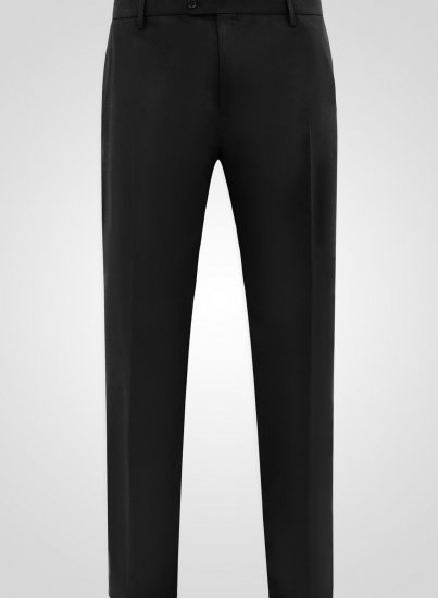 D555 Ted 4 Way Stretch Tailored Trouser Fekete - Öltönyök - Nagyméretű öltönyök