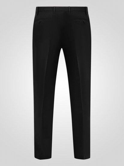 D555 Ted 4 Way Stretch Tailored Trouser Fekete - Öltönyök - Nagyméretű öltönyök