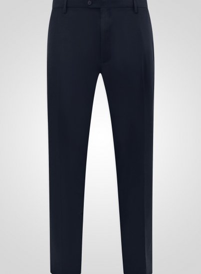 D555 Ted 4 Way Stretch Tailored Trouser Tengerészkék - Öltönyök - Nagyméretű öltönyök
