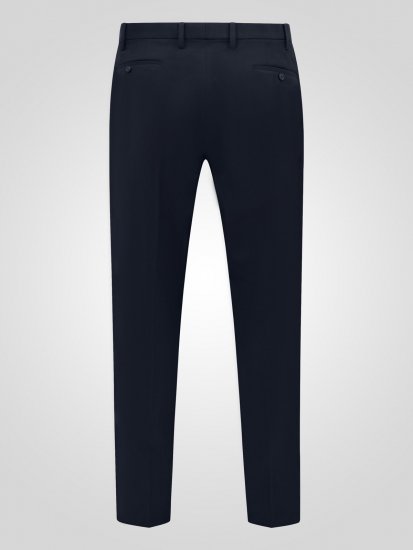 D555 Ted 4 Way Stretch Tailored Trouser Tengerészkék - Öltönyök - Nagyméretű öltönyök