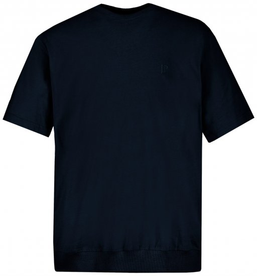 JP1880 712616 Hasra szabott póló Sötétkék - Pólók - Nagyméretű pólók - 2XL-14XL
