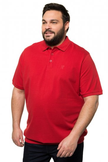 JP1880 712617 Hasra szabott galléros póló Chilipiros - Pólóingek - Galléros Pólók 2XL-8XL - Pólóingek 2XL-8XL