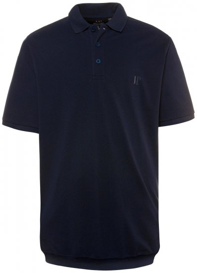 JP1880 712617 Hasra szabott galléros póló Sötétkék - Pólóingek - Galléros Pólók 2XL-8XL - Pólóingek 2XL-8XL