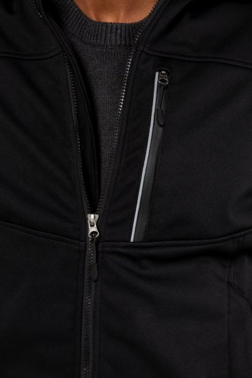 JP1880 714279 Softshell dzseki polár béléssel Fekete - Kabátok - Nagyméretű Kabátok - 2XL-8XL