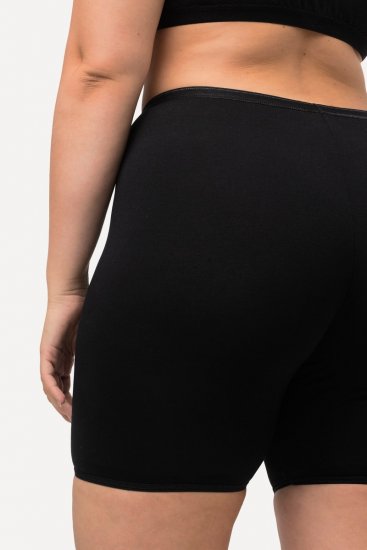 Ulla Popken 716595 Női boxeralsók 3 db Fekete - Alsók - 