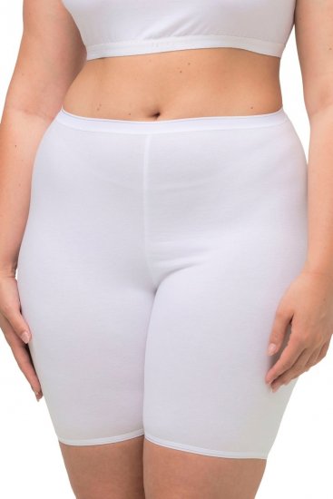 Ulla Popken 716595 Női boxeralsók combvédővel 3 db Fehér - Alsók - 