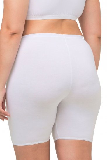 Ulla Popken 716595 Női boxeralsók combvédővel 3 db Fehér - Alsók - 