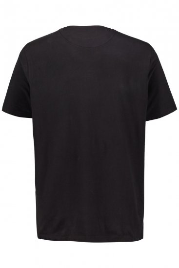 JP1880 Rolling Stones Graphic Band Comfort Fit T-Shirt Black - Pólók - Nagyméretű pólók - 2XL-14XL