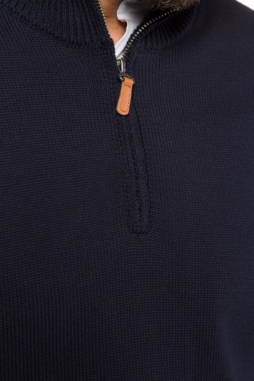 JP1880 716842 Kötött pulóver cipzáras gallérral Sötétkék - Pulóverek & kapucnis pulóverek - Pulóverek & Kapucnis pulóver 2XL-12XL