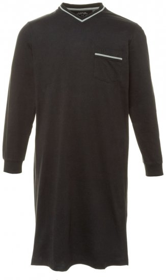JP1880 721331 Hosszú ujjú hálóing Fekete - Alsónemű & strandruhák - Nagyméretű Alsónemű 2XL-8XL