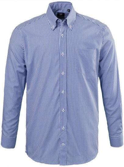 JP1880 722859 Hosszú ujjú kockás ing Világoskék - Ingek - Ingek 2XL-10XL