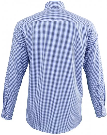 JP1880 722859 Hosszú ujjú kockás ing Világoskék - Ingek - Ingek 2XL-10XL