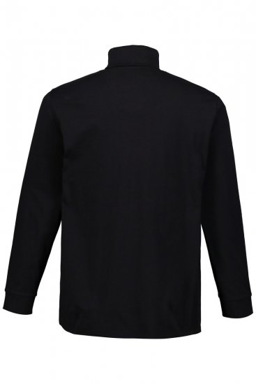 JP1880 723303 Hosszú ujjú garbó Fekete - Pulóverek & kapucnis pulóverek - Pulóverek & Kapucnis pulóver 2XL-12XL