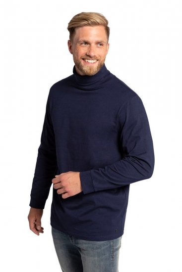 JP1880 723303 Hosszú ujjú garbó Sötétkék - Pulóverek & kapucnis pulóverek - Pulóverek & Kapucnis pulóver 2XL-12XL