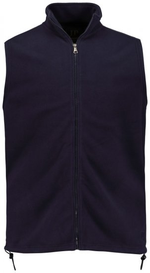 JP1880 723305 Polár mellény állógallérral Sötétkék - Kabátok - Nagyméretű Kabátok - 2XL-8XL