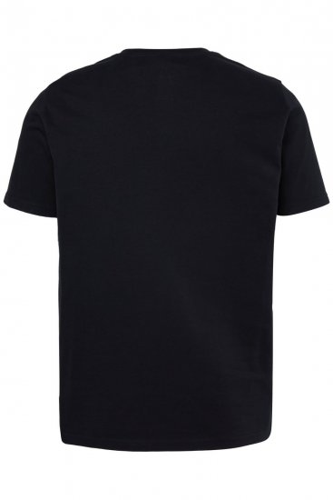 JP1880 726695 Henley póló Fekete TALL - TALL pólók - TALL Pólók
