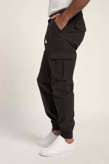 JP1880 Cargo Trousers with Many Pockets Stretchy Black - Farmer & nadrág - Farmer és nadrág - W40-W70