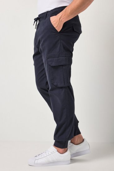 JP1880 Stretchy FLEXNAMIC Cargo Pants Navy - Cargo nadrág - Nagyméretű Férfi Cargo Nadrág