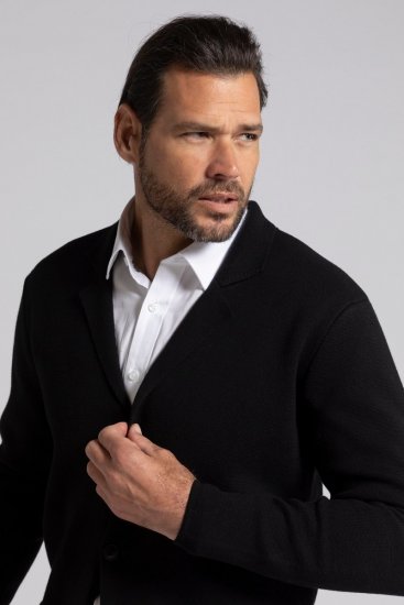 JP1880 Jacket Business Flexnamic Milano Black - Öltönyök - Nagyméretű öltönyök