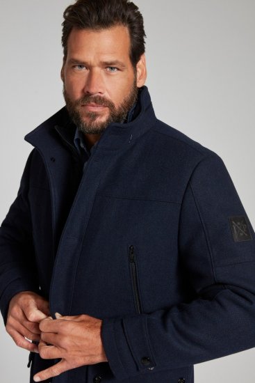 JP1880 Jacket Water-repellent Herringbone Insert Navy - Kabátok - Nagyméretű Kabátok - 2XL-8XL