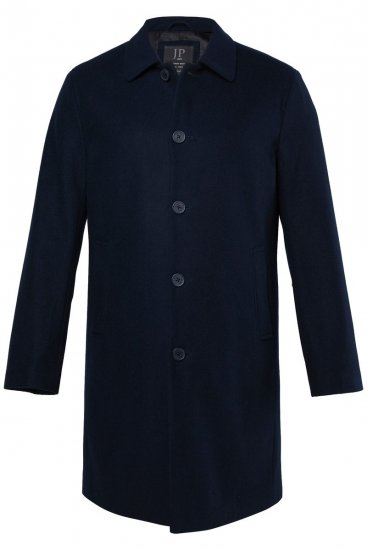 JP1880 795116 Vízlepergető Gyapjúkabát Sötétkék - Kabátok - Nagyméretű Kabátok - 2XL-8XL
