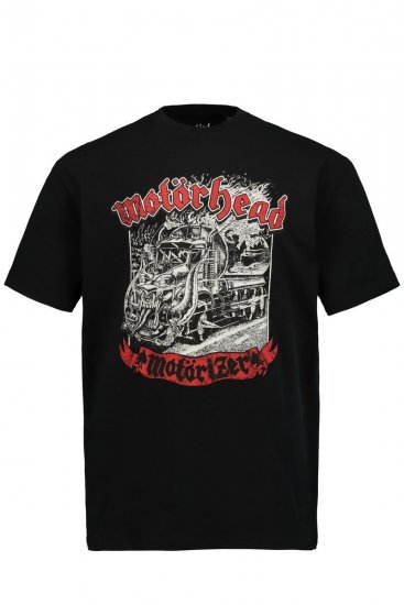 JP1880 Motörhead Graphic Band T-Shirt Black - Pólók - Nagyméretű pólók - 2XL-14XL