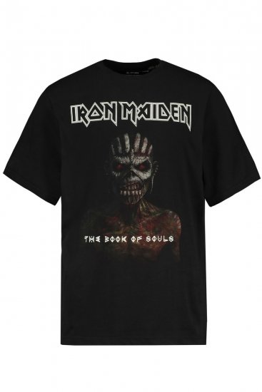 JP1880 Iron Maiden Graphic Band T-Shirt Black - Pólók - Nagyméretű pólók - 2XL-14XL