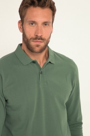 JP1880 Polo Shirt Long Sleeve Pique Cactus - Pólóingek - Galléros Pólók 2XL-8XL - Pólóingek 2XL-8XL