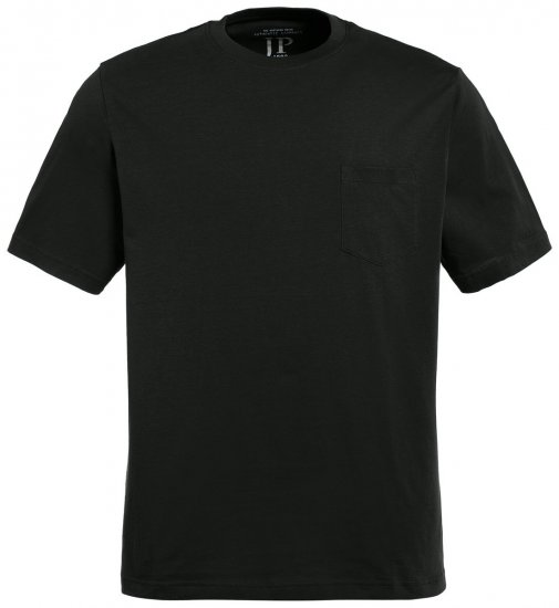 JP1880 799997 Póló mellzsebbel Fekete - Pólók - Nagyméretű pólók - 2XL-14XL