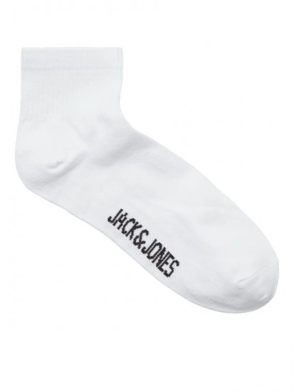 Jack & Jones Leon Teniszzoknik Fehér 3-pack - Alsónemű & strandruhák - Nagyméretű Alsónemű 2XL-8XL