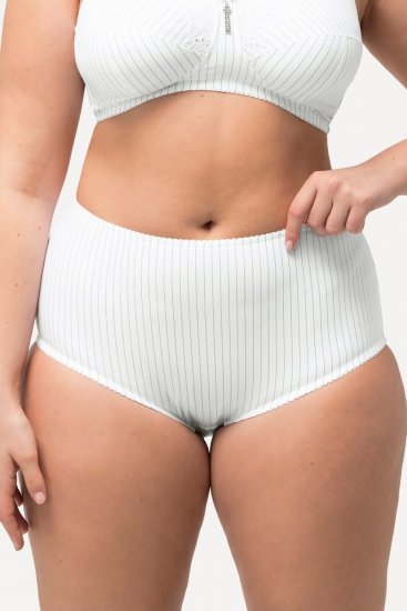 Ulla Popken 800279 Csíkos alsók 2 db Fehér - Alsók - 