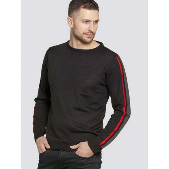 D555 Orlando Sweater Black - Pulóverek & kapucnis pulóverek - Pulóverek & Kapucnis pulóver 2XL-12XL