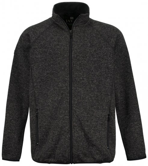 Jay-Pi 802394 Kötött polárdzseki Fekete - Kabátok - Nagyméretű Kabátok - 2XL-8XL