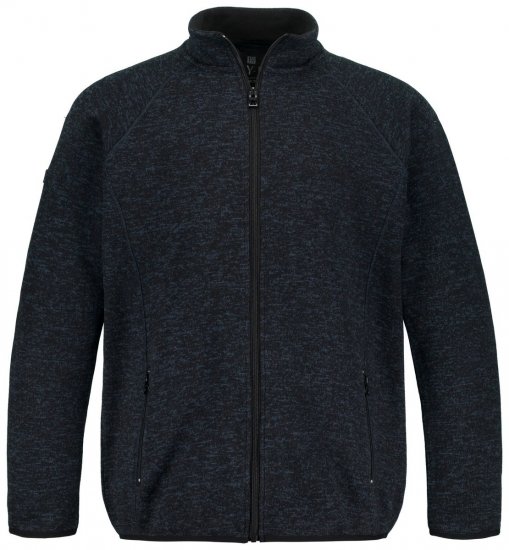 Jay-Pi 802394 Kötött polárdzseki Sötétkék - Kabátok - Nagyméretű Kabátok - 2XL-8XL