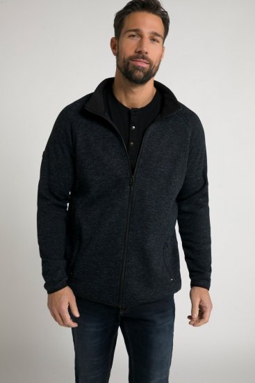 Jay-Pi 802394 Kötött polárdzseki Sötétkék - Kabátok - Nagyméretű Kabátok - 2XL-8XL
