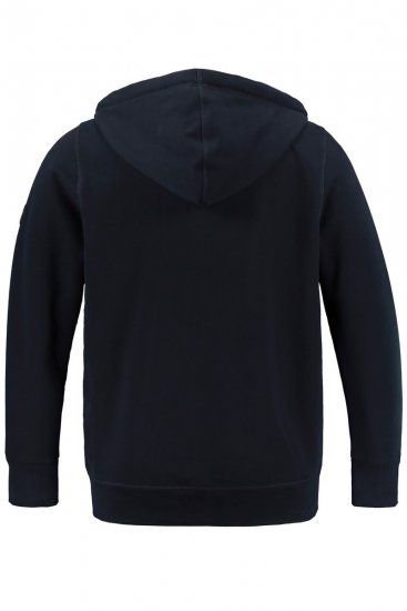 Jay-Pi 804164 Kapucnis pulóver cipzárral Sötétkék - Pulóverek & kapucnis pulóverek - Pulóverek & Kapucnis pulóver 2XL-12XL