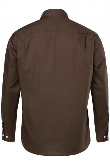 JP1880 Shirt Business Long Sleeve Brown - Ingek - Ingek 2XL-10XL